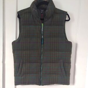 Houston White Women's Plaid Vest Size S - NWT